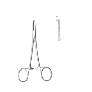 Halsted - Mosquito Artery Forcep (Normal) - Length = 9 cm / 3-1/2", Teeth  = 1:2, Straight