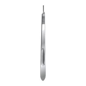 Scalpel Handle No.3L Solid Straight