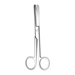 Standard Operating Scissor - Length = 18.5cm, Blunt/Blunt, Curved Micro Tone
