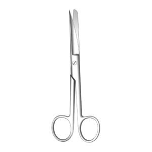 Standard Operating Scissor - Length = 14.5cm, sharp/Blunt, Curved Micro Tone