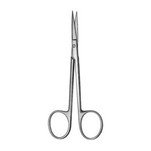 Iris Operating Scissor - Length = 11.5 cm / 4-1/2", Sharp/Sharp, Curved  Flat