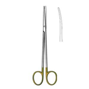 Metzenbaum-Fino Scissor - Length = 30 cm / 12", Blunt/Blunt, Curved, Delicate, TC GOLD