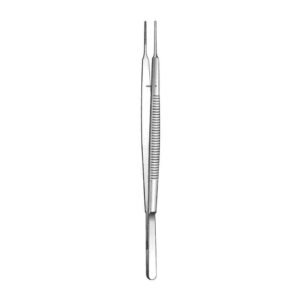 Gerald Dressing Forcep - Length = 18 cm / 7", Serrated, Straight
