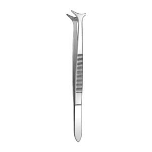 T-Forcep Dressing Forcep - Length = 18 cm / 7", Tip = 17 mm