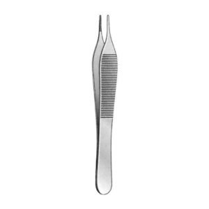 Micro-Adson Dressing Forcep - Length = 12 cm / 4-3/4"Serrated