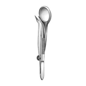 Splinter Forcep (With mirror) - Length = 12 cm / 4-3/4"