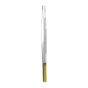Gerald Dissecting Forcep - Length = 17 cm / 6-3/4", Serration = 0.2 mm, Micro Profile, TC GOLD