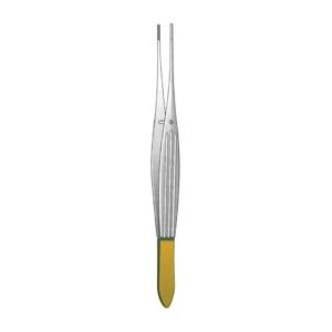 Mc Indoe Dissecting Forcep - Length = 15 cm / 6", Serration = 0.4 mm, Mini Profile, TC GOLD