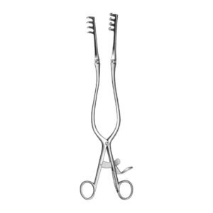 Beckmann Retractor - Length = 31 cm / 12-1/4", Opening Width = 150 mm, Teeth = 4:4, Sharp