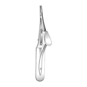 Arruga Needle Holder - Length = 14 cm / 5-1/2", Curved