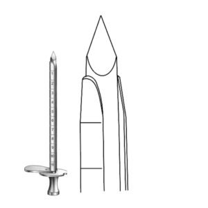 Campbell Trocar - Length = 16 cm / 6-1/4", Diameter = 8 mm