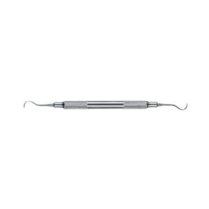 sickle scaler for removing dental plaque 204S   from interdental spaces in the molar area