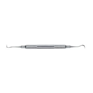 GOLDMANN-FOX hoe for removing Gf5 heavy calculus deposit, buccal / lingual